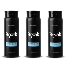Bozak Khlendes Krper- und Fupuder fr Mnner  Talkfreies Jock Itch Defense Deodorant, stoppt Wundscheuern, absorbiert Schwei und hlt die Haut t