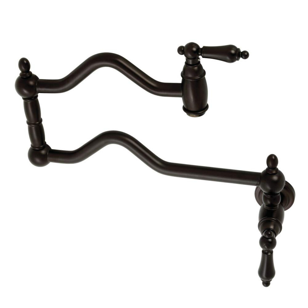 Kingston Brass Ks2105al Heritage Pot Filler 24.13 X 2.19 X 11.75 Oil Rubbed Bronze 663370572449