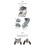 Manito Sun Shade Extender/Auxiliary Canopy til autostol (koksgr) 3