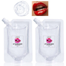 Eakroo 2 Stck befeuchtende Lipgloss-Grundle, Make-up-Grundierungen, Antihaft-Lipgloss-klare Grundierung fr selbstgemachte Lippenle, Lippenfller,
