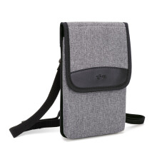 KIWIFOTOS Custodia da viaggio per cellulare Custodia da cintura Custodia per cellulare Borsa a tracolla con tracolla per iPhone 16 15 14 Pro Max