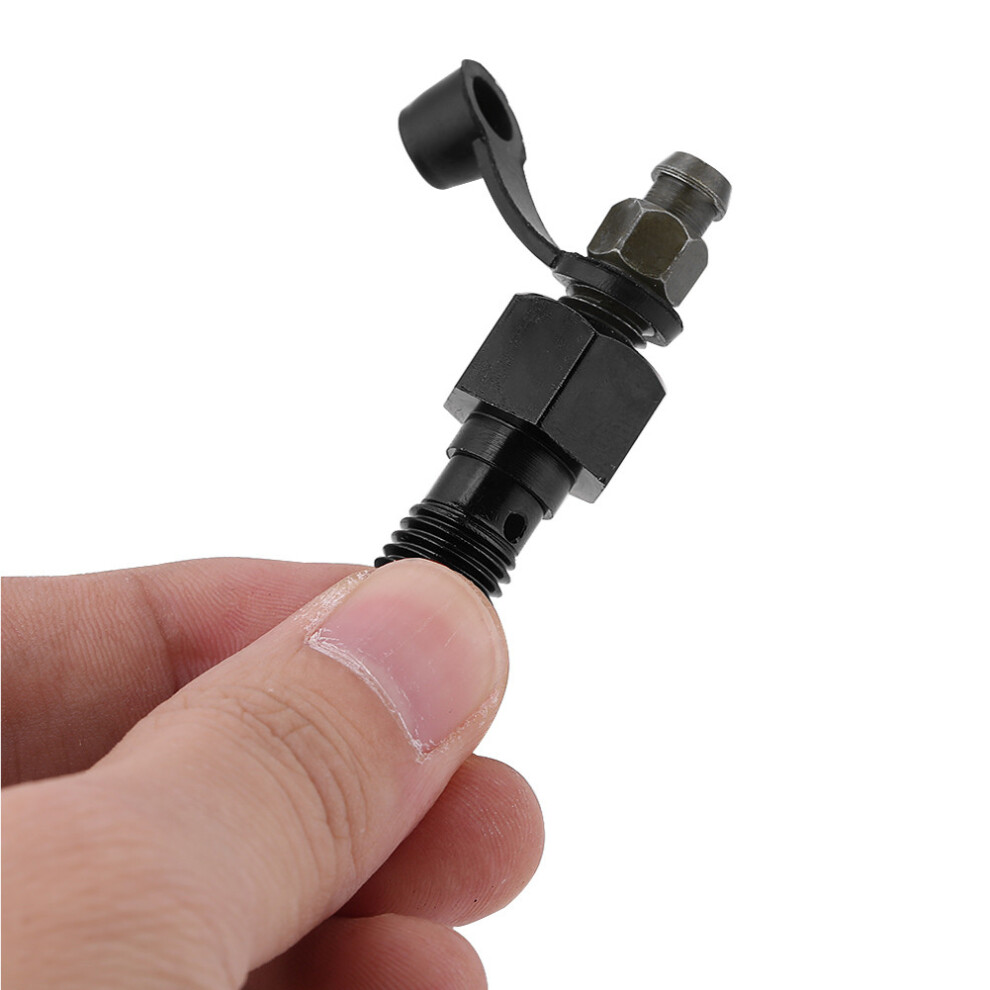 M10x1.25mm Motorcycle Brake Cylinder Caliper Bleed Screw Nipple Banjo Bolt Dust Cap Black 9431324581752