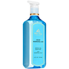 Bath and Body Works CRISP MORNING AIR Gentle Gel Hand Soap 8 Fluid Unce (White Barn Label 2020 Edition)