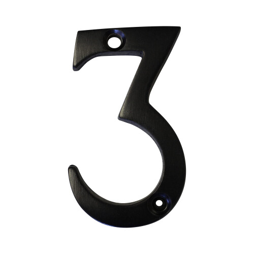 Hardware RCH NO-BR235-50 nmero de lato preto bronzeado a leo de 2 polegadas
