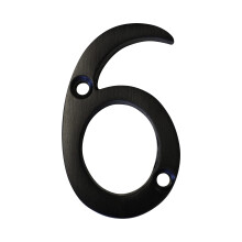 RCH Hardware NO-BR235-50 Brass Number 2 Inch Oil Bronzed Black