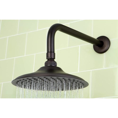 Kingston Brass K135A5CK Cabea vitoriana de 5-1/4 polegadas com brao de chuveiro Bronze polido com leo 2