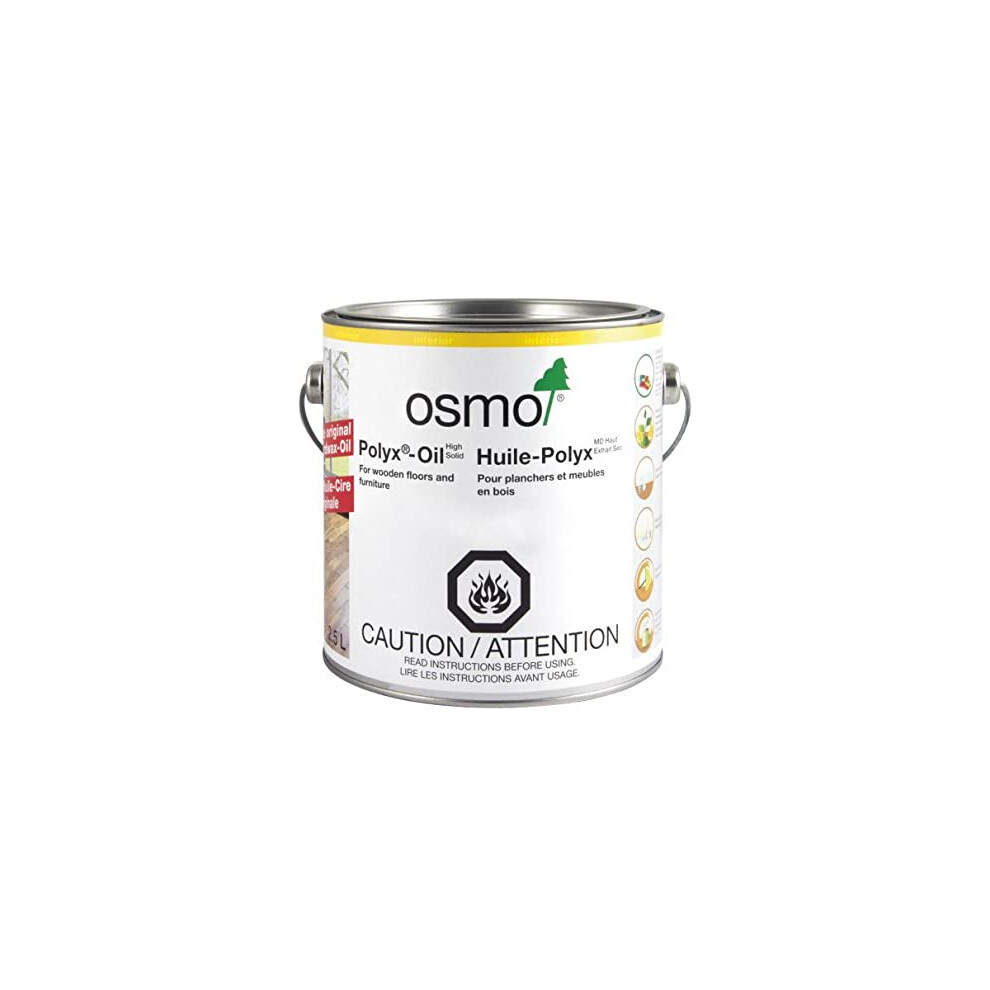 Osmo Polyx-Oil  3043 Clear Satin - 2.5 Liter