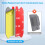 Pop-tech 3M Sticky Pads Substituio para base de carteira de soquete 2