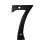 Hardware RCH NO-BR235-50 nmero de lato preto bronzeado a leo de 2 polegadas 1