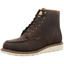 Carhartt Men's 6 Inch Waterproof Wedge Soft Toe Work Boot  Brown Oil Tanned  12