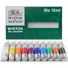 Winsor & Newton Winton lfarben-Farbset, 10 x 12 ml (0,4 oz) Tuben