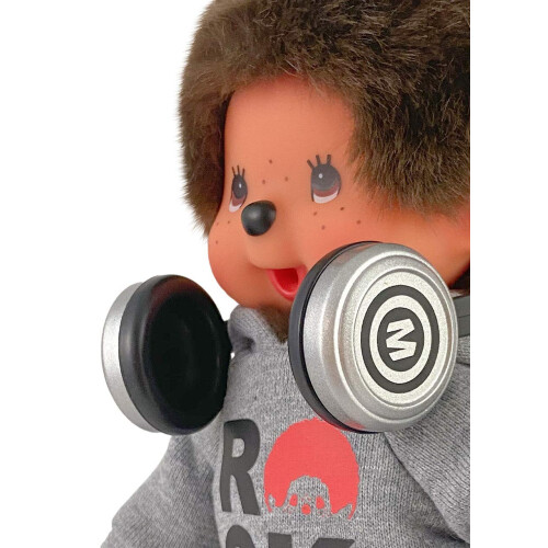 Monchhichi Pop Rockstar in Hoodie Pluche Speelgoed 1