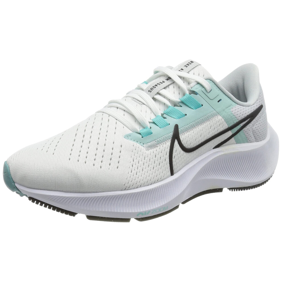Nike Women Running Shoe  White Oil Grey Pure Platinum Aurora Green Lt Dew  7.5 US