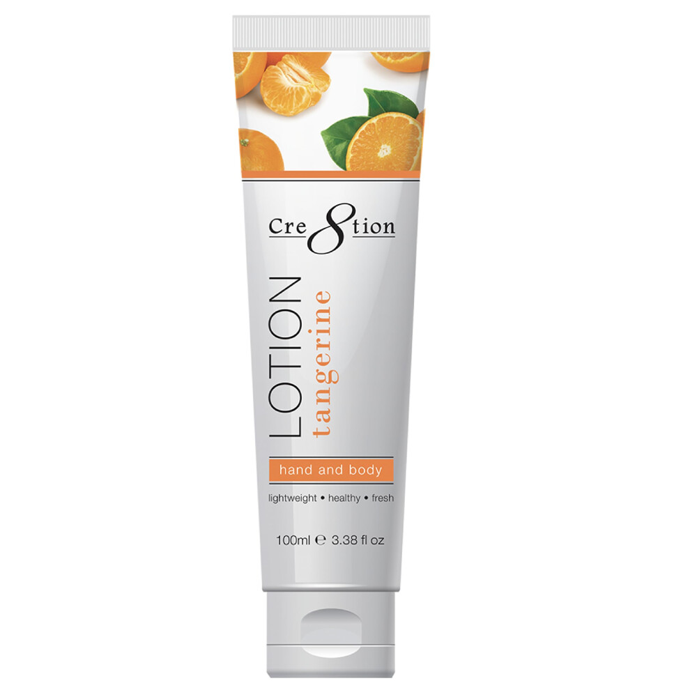 Cre8tion Spa Tangerine Hand & Body Lotion Hydratant l   ger l   ger pour la peau lisse et soyeuse 3.3 fl oz