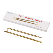BUSY-CORNER Messing-O-Ring-Installations- und Extraktionswerkzeug-Set, 2-teilig, in einer Farbbox, Mini-Haken-O-Ring-Pick-Set zum Entfernen von O-Rin