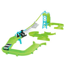 WowWee Power Treads Hyperdrive Zipline Car Set - Race Track Playset Inclui 1 veculo e mais de 60 peas