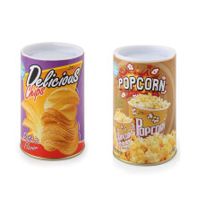 TJYONGHI De Aardappelchipsslang kan springen Lenteslang Speelgoedcadeau April Fool Day Halloween Feestdecoratie Grappen in een blik Gag Gift Pran