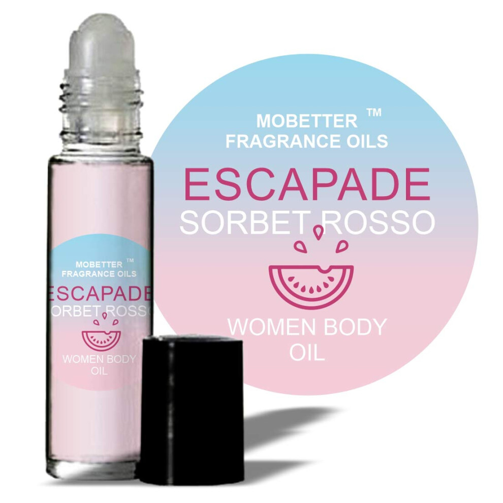 Mobetter Fragrance O Mobetter Fragrance Oils Escapade Sorbet Rosso Women Perfume Body Oil 10Ml