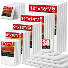 Balen 30 plten pro malovn s 4x4 5x7 8x10 9x12 11x14 12x16 Malrsk pltno pro olejov a akrylov barvy