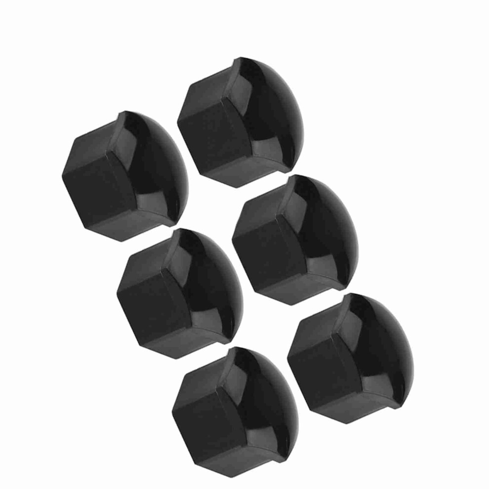 20Pcs 17Mm Nut Car Wheel Auto Hub Screw Protection Anti Theft Cover Cap Black 9431324582667