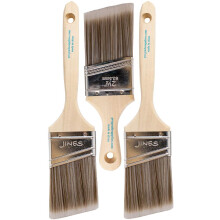 Vermeer Paint Brushes 3-Pack - 2.5"""" Angle Brushes for All Latex and Oil Paints & Stains - Home Improvement - Interior & Exterior Use
