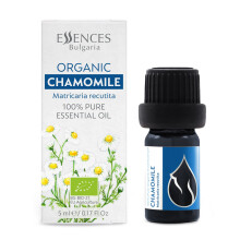 Essences Bulgaria Olio essenziale di camomilla organica - blu 1/6 fl oz | 5ml | Matricaria Recutita | 100% puro e naturale | Nonluito | Grado terapeu
