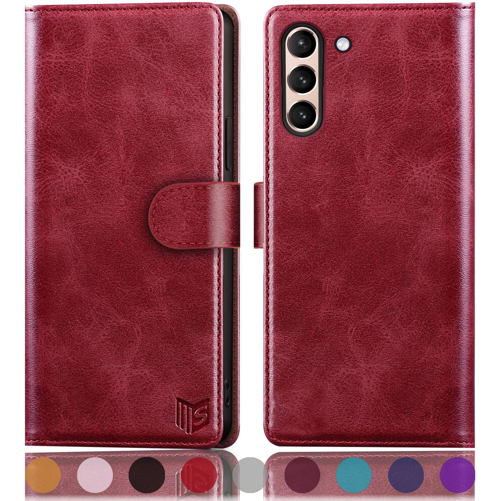 Suanpot For Samsung Galaxy S21+/S21 Plus 6.7""""(Non S21 6.2"""") With Rfid Blocking Leather Wallet Case Credit Card Holder Flip Folio Book Phone Ca 738260809100