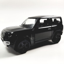 Kinsmart - Land Rover Defender 90 1:36 Scala 5 """" Modello in metallo Die SUV (Jet Black)