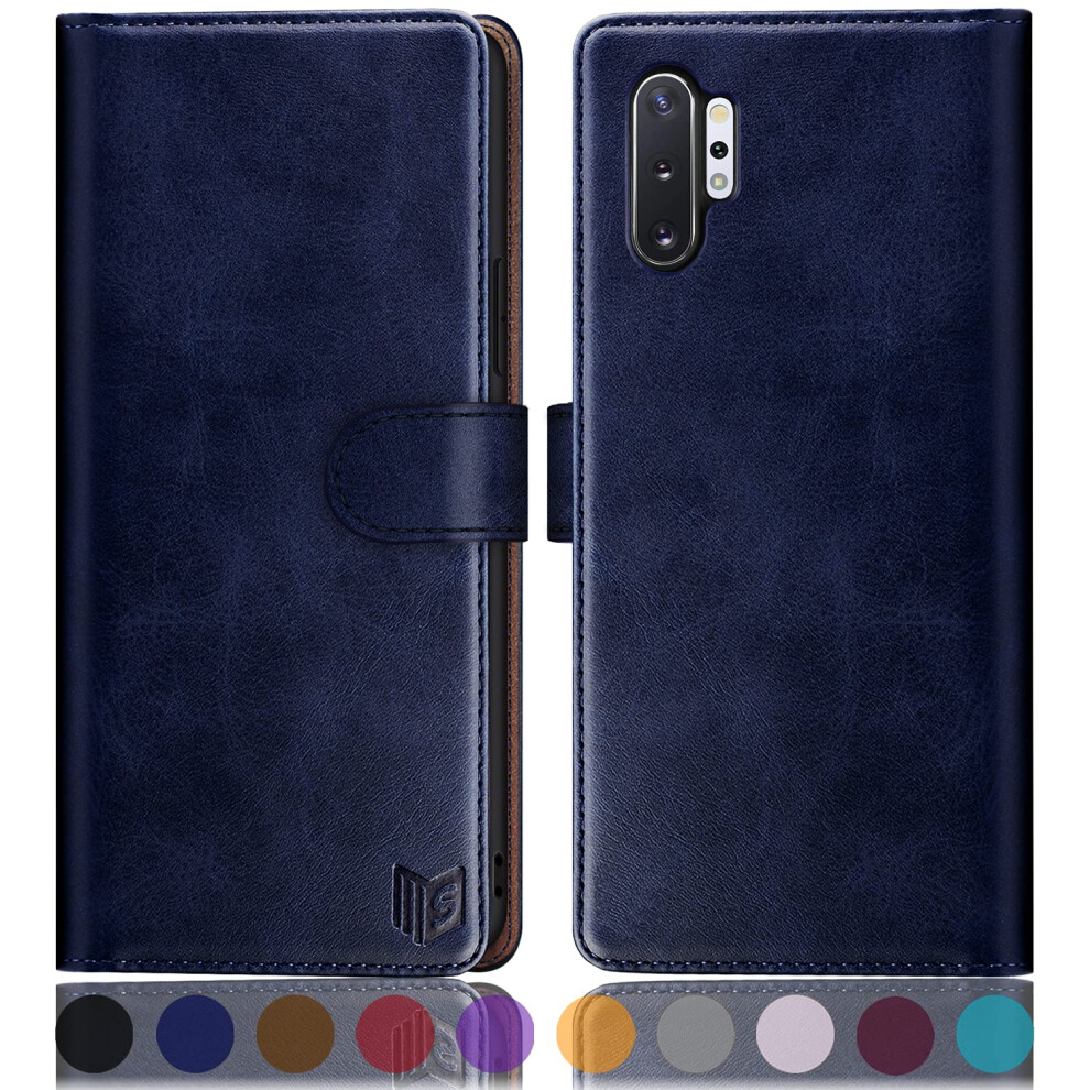Suanpot For Samsung Galaxy Note 10+/10 Plus 6.8"""" With Rfid Blocking Leather Wallet Case Credit Card Holder Flip Folio Book Phone Case Cover For 753226307834