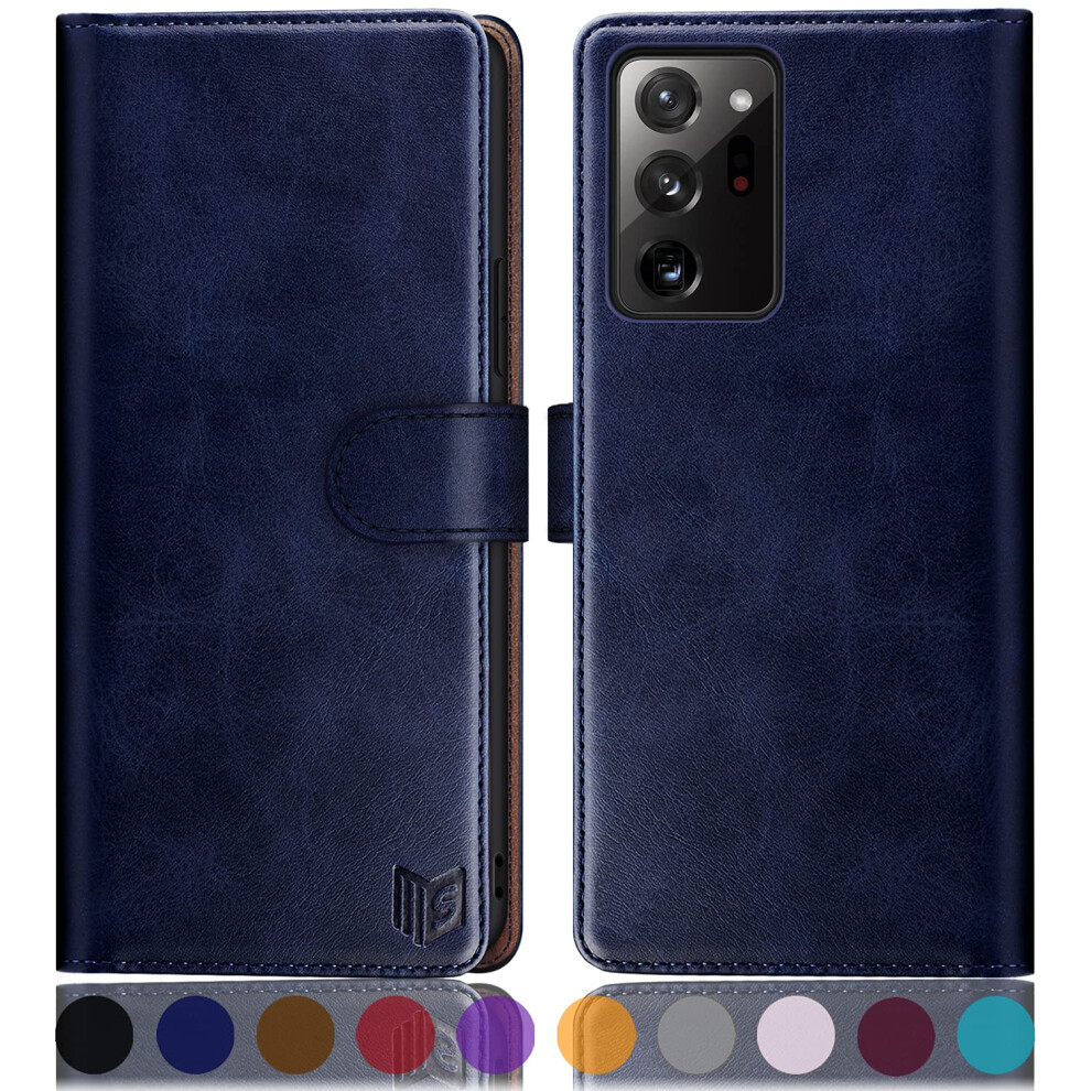Suanpot For Samsung Galaxy Note 20 Ultra 5G 6.9"""" With Rfid Blocking Leather Wallet Case Credit Card Holder Flip Folio Book Phone Case Cover Wom 701737349867