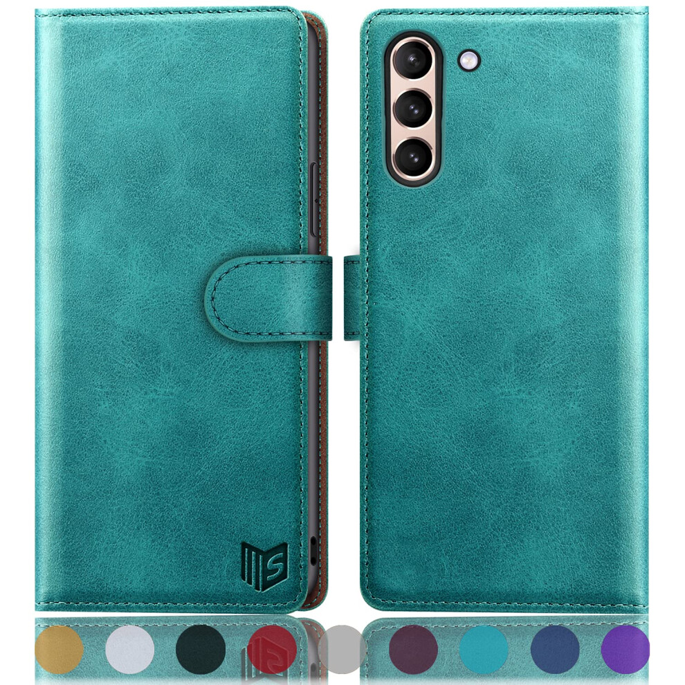 Suanpot For Samsung Galaxy S21 6.2""""(Non S21+) With Rfid Blocking Leather Wallet Case Credit Card Holder Flip Folio Book Phone Case Shockproof Co 720088166756