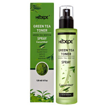 Hebepe Green Tea Matcha Facial Toner Mist mit Gurke, erfrischender und beruhigender Gesichtstoner mit Jojobal, Rizinusl, Schneckenfiltrat, 120 ml