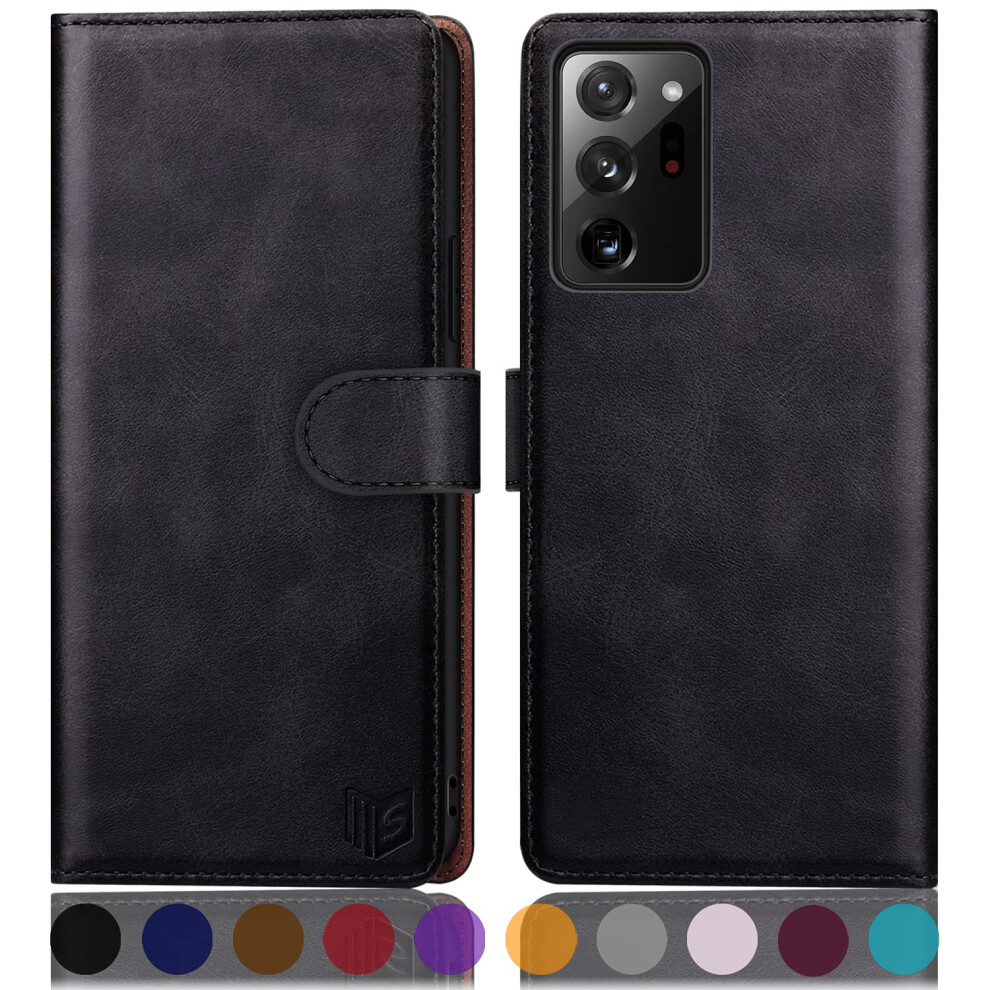 Suanpot For Samsung Galaxy Note 20 Ultra 5G 6.9"""" With Rfid Blocking Leather Wallet Case Credit Card Holder Flip Folio Book Phone Case Cover Wom 701737349942