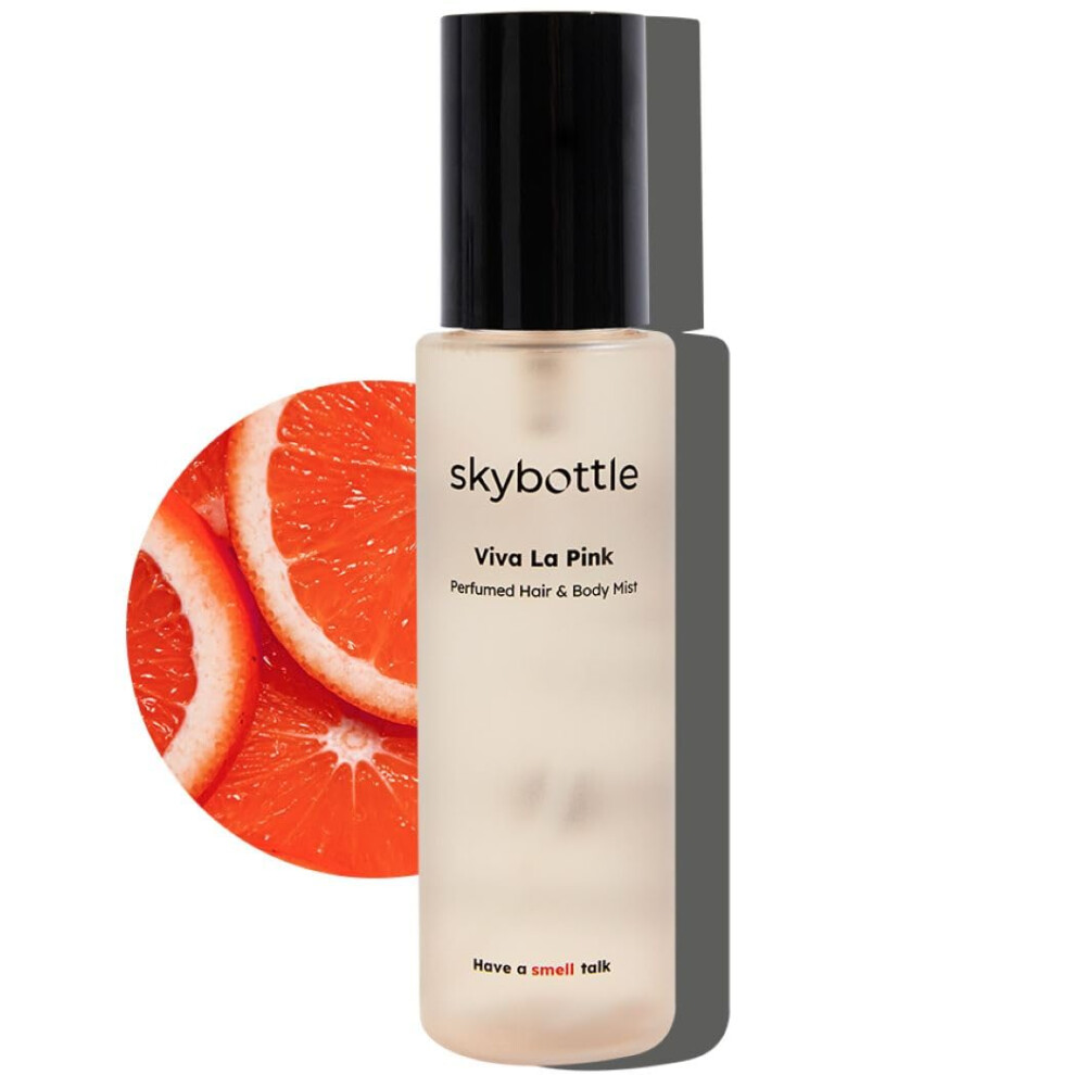 skybottle Hair & Body Mist Lasting Fragrance with Grapefruit Citrus Scent Travel Size Perfume and Body Spray Hygiene Essentials for Women 3.4