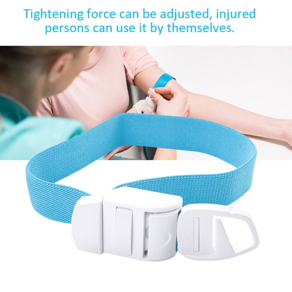 Blue 6Pcs First Aid Emergency Tourniquet Buckle Outdoor Tourniquet Survival Tools