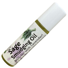 Urban ReLeaf Sage Smudging Oil Roll-On med lavendel! Cleansing Energy Clearing Salvning Velsignelse Beskyttelse. Rgfrit alternativ. 100% naturli