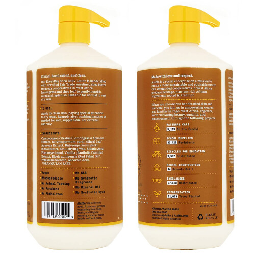 Alaffia EveryDay Shea Body Lotion Vanille 32 fl oz 1