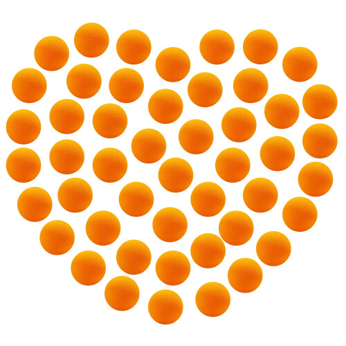 48 peas Power Popper Refill Balls Bolas de espuma macia com aproximadamente 1,2 polegadas de dimetro Bolas de espuma para armas de brinquedo Po