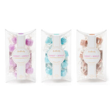 Bonblissity Sugar Scrub Candy 36st Voor exfolirende handen Voeten Verandert in lotions l Lavendel Luxe Ocean Mist Vanille Bruine Suiker
