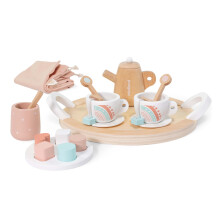 Miniland Doll Wooden Tea Set - Kvalitets ECO Fantasifuld