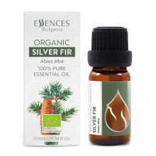 Essences Bulgaria Olio essenziale di abete d'argento organico 1/3 fl oz | 10 ml | Abies Alba | 100% puro e naturale | Nonluito | Grado terapeutico |