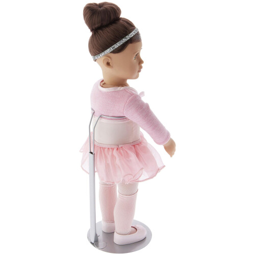 Suporte de Boneca Ajustável Plymor DSP-90S Prata, para Bonecas de 15 a 21 polegadas 2