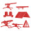 BMC Classic Plastic Army Men Accessoires de jeu - 10pc Camp militaire - US Made 3