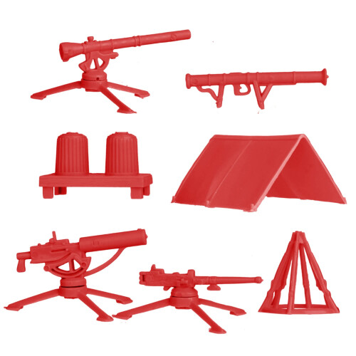 BMC Classic Plastic Army Men Accessoires de jeu - 10pc Camp militaire - US Made 2