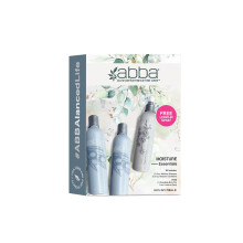 ABBA - Pure Moisture Essentials Value Trio - Shampoo  Conditioner & Bonus All-In-One Leave-In Spray - Hydrating & Nourishing - Olive Butter & Pep