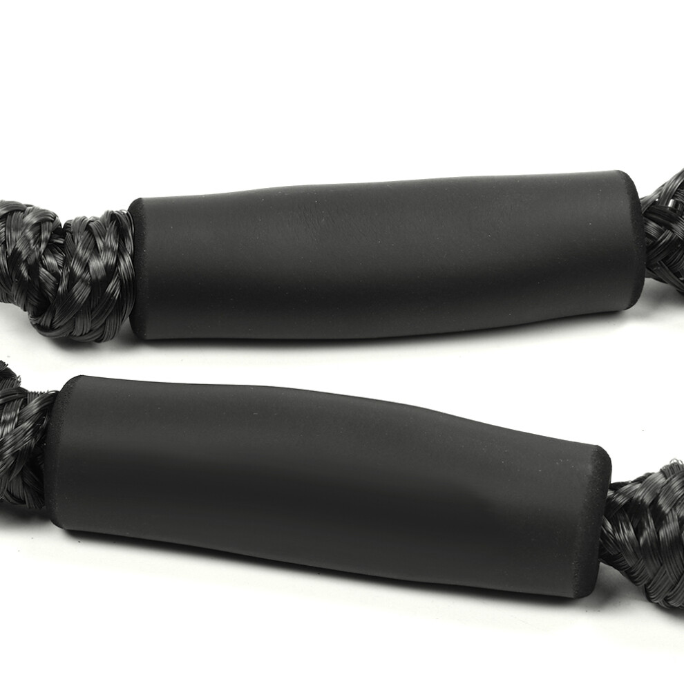 Boat Mooring Stretch Rope Shock Absorb Bungee Dock Line (Black) 4341324584705
