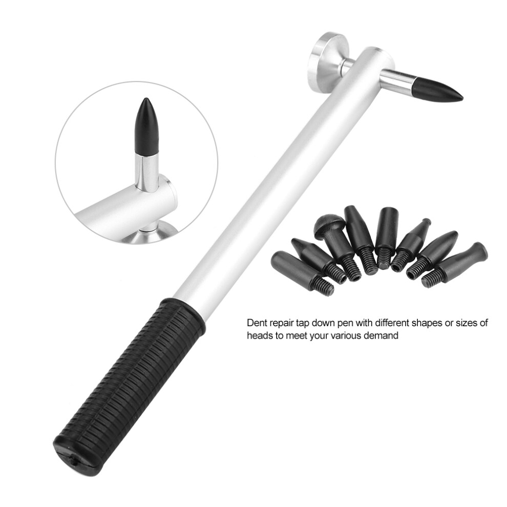 9Pcs Car Paintless Dent Repair Flattening Removal Tool Knockdown Remover Hammer 4191324585635