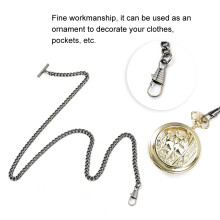 65cm Length Retro t Bar Pocket Watch Chain Pendant Holder Metal Pocket Watch Accessories Bronze