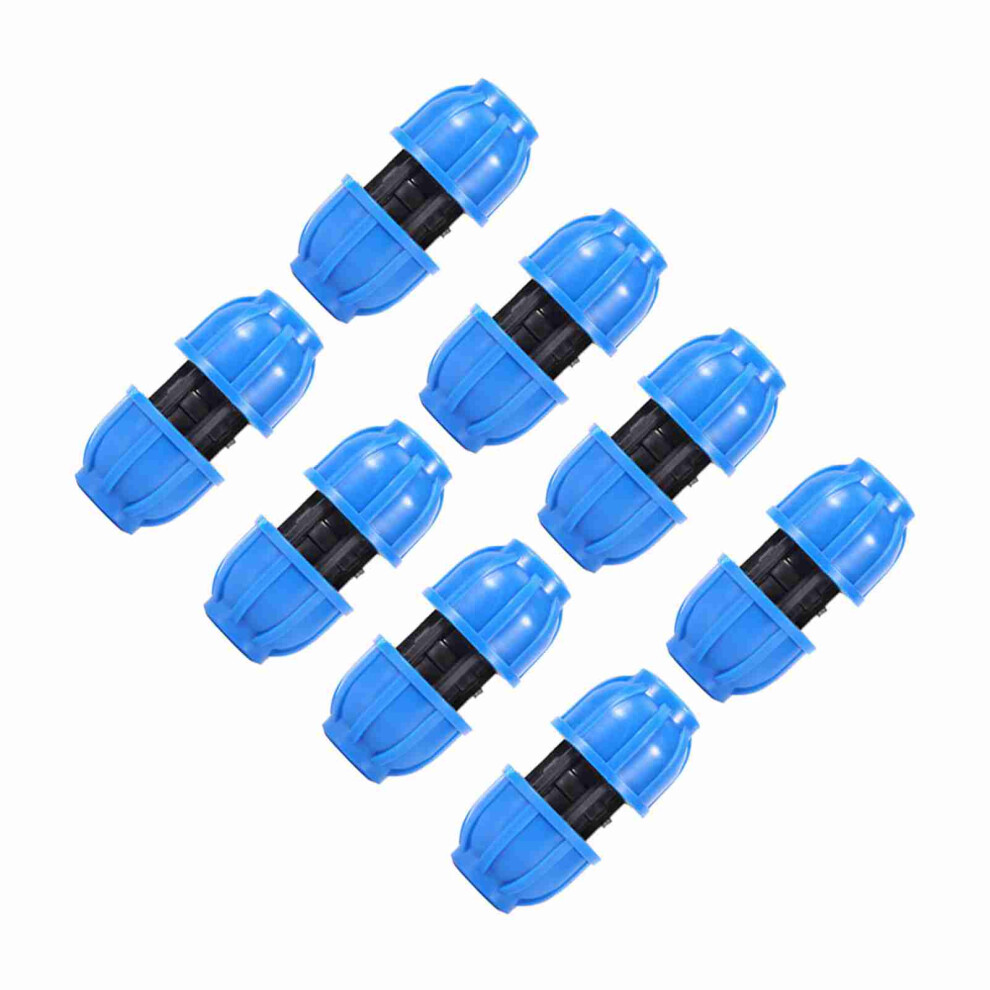 5Pcs Pe Plastic 20Mm To 20Mm Straight Water Pipe Connector Pipe Connection Adapter Fitting 9301324586746