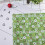 7pcs 25*25cm Cotton Fabric DIY Assorted Squares Pre Cut Bedding Kit Quarters Bundle (Green) 12